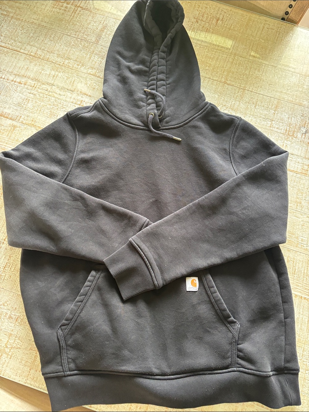 Carhartt Black Pullover Hooded Work Hoodie